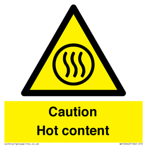 Caution Hot content
